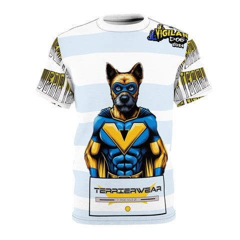 TerrierWear Trendz Hero Series - Vigilante Terrier Dog Graphic T-Shirt